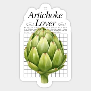 Artichoke Lover - Vegetable Addict - Gardener Sticker